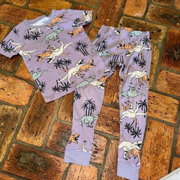 Carters Dino pajamas - Picture 2 of 4